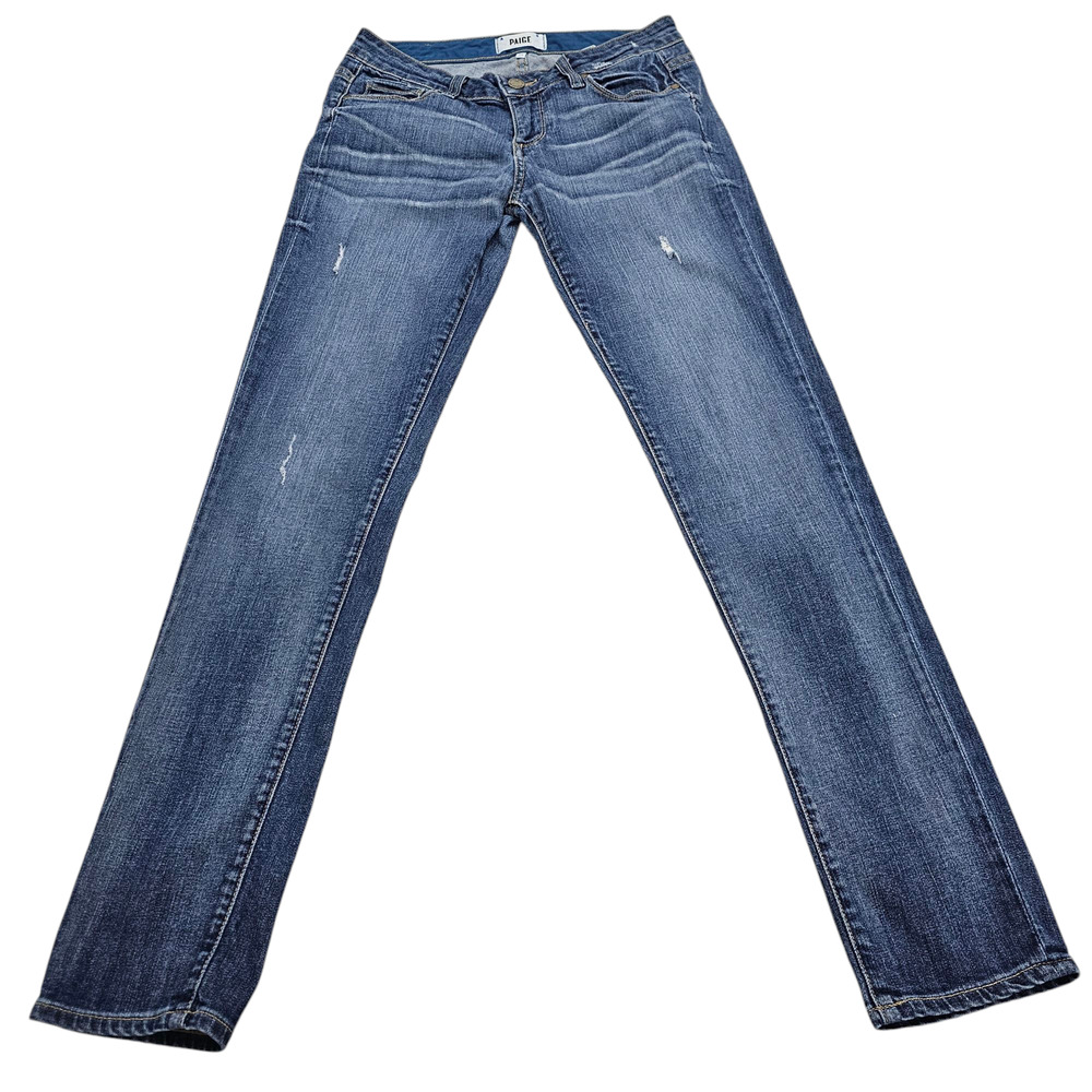 Paige Jeans Womens Size 25 Jimmy Jimmy Skinny Distressed Low Rise Stretch